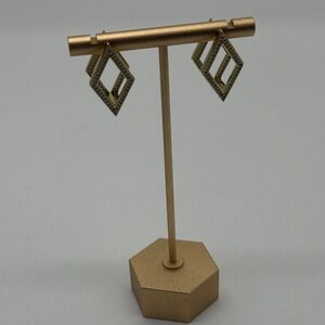 Diamonique x Lisa Freede Brass Multicolor Cubic Zirconia Huggie Earrings